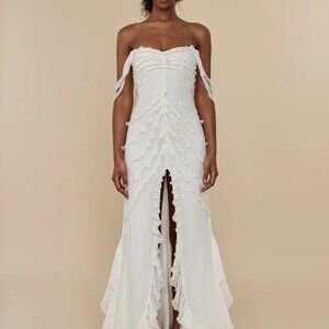 Mirror Palais Cascading Ruffle Gown - AUTHENTIC